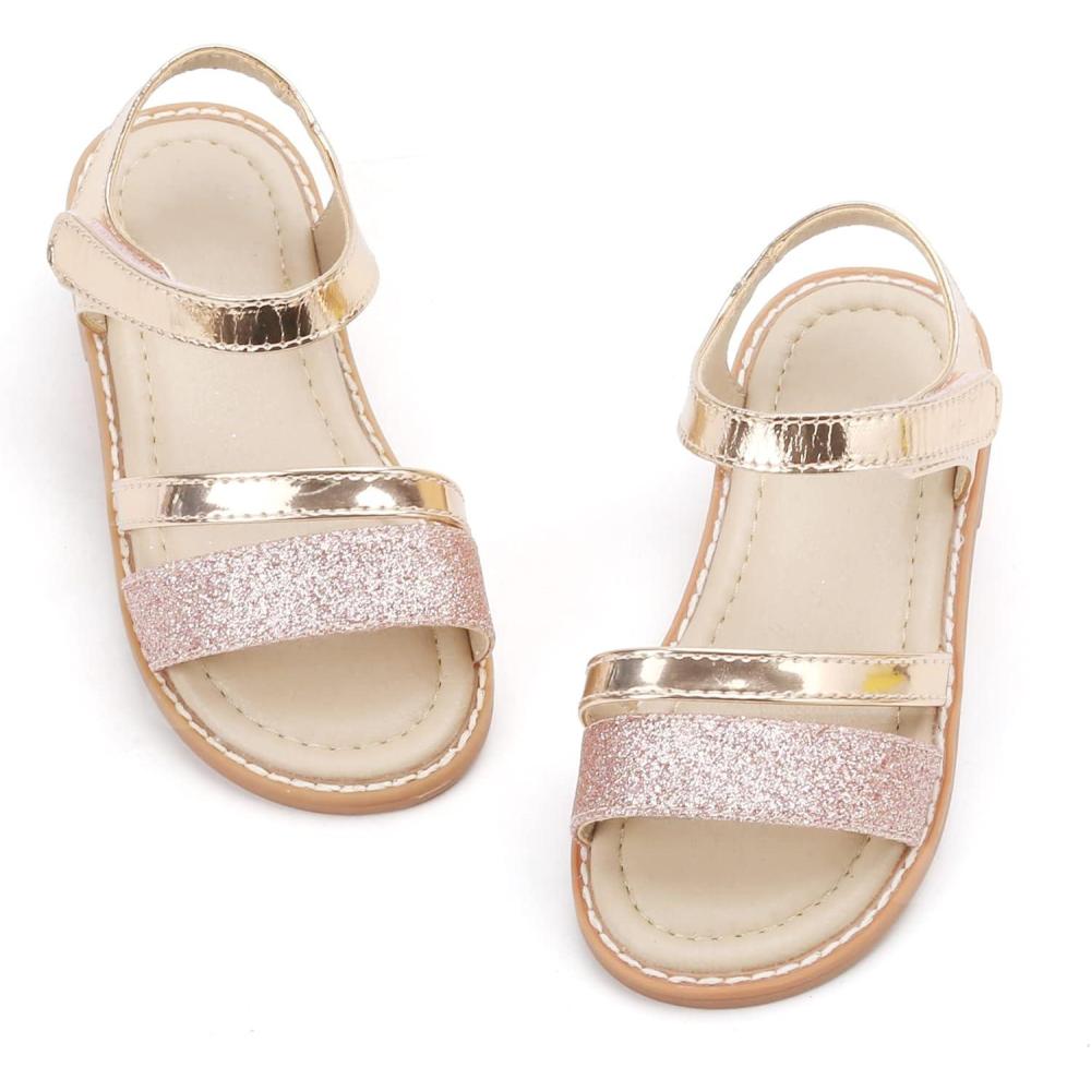 imageFelix ampamp Flora Toddler Girl Sandals  Little Girl Easter Summer Dress Shoes Lightweight Open Toe Beach HolidayBc265pink