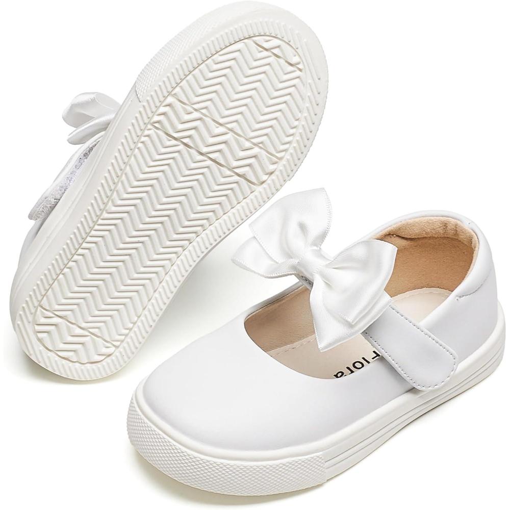 imageFelix ampamp Flora ToddlerLittle Kid Girls Running Shoes Glitter Sneakers Princess Fashion Casual Sports ShoesBs830white