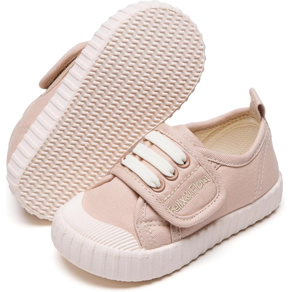 imageFelix ampamp Flora ToddlerLittle Kid Girls Running Shoes Sports Sneakers Princess Casual Glitter ShoesYb01tan