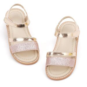 Felix & Flora Toddler Girl Sandals – Little Girl Easter Summer Dress Shoes Lightweight Open Toe Beach Holiday.(Bc265-pink)