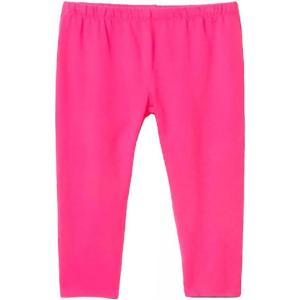 Felix & Flora Toddler/Little Girls Flat Capri Leggings Pants(1-pack Pink)