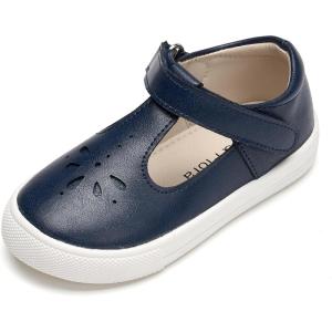 Felix & Flora Toddler/Little Kid Girls Running Shoes Glitter Sneakers Princess Fashion Casual Sports Shoes(Bs829-navy Blue)