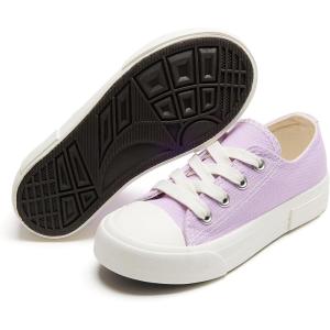 Felix & Flora Toddler/Little Kid Girls Running Shoes Sports Sneakers Princess Casual Glitter Shoes.(Sd01-purple)