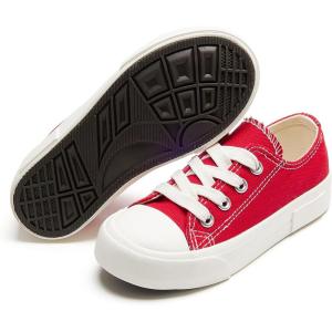 Felix & Flora Toddler/Little Kid Girls Running Shoes Sports Sneakers Princess Casual Glitter Shoes.(Sd01-red)