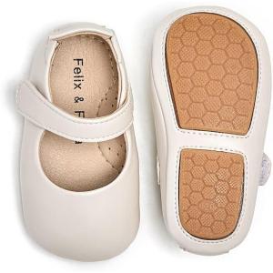 Soft Sole Baby Shoes – Infant Baby Walking Shoes Moccasins Rubber Sole Crib Shoes(8525-beige)