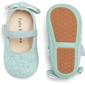 Soft Sole Baby Shoes – Infant Baby Walking Shoes Moccasins Rubber Sole Crib Shoes(B05-blue)