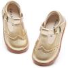 imageFelix ampamp Flora Toddler Little Girl Mary Jane Dress Shoes  Ballet Flats for Girl Party School ShoesB368gold