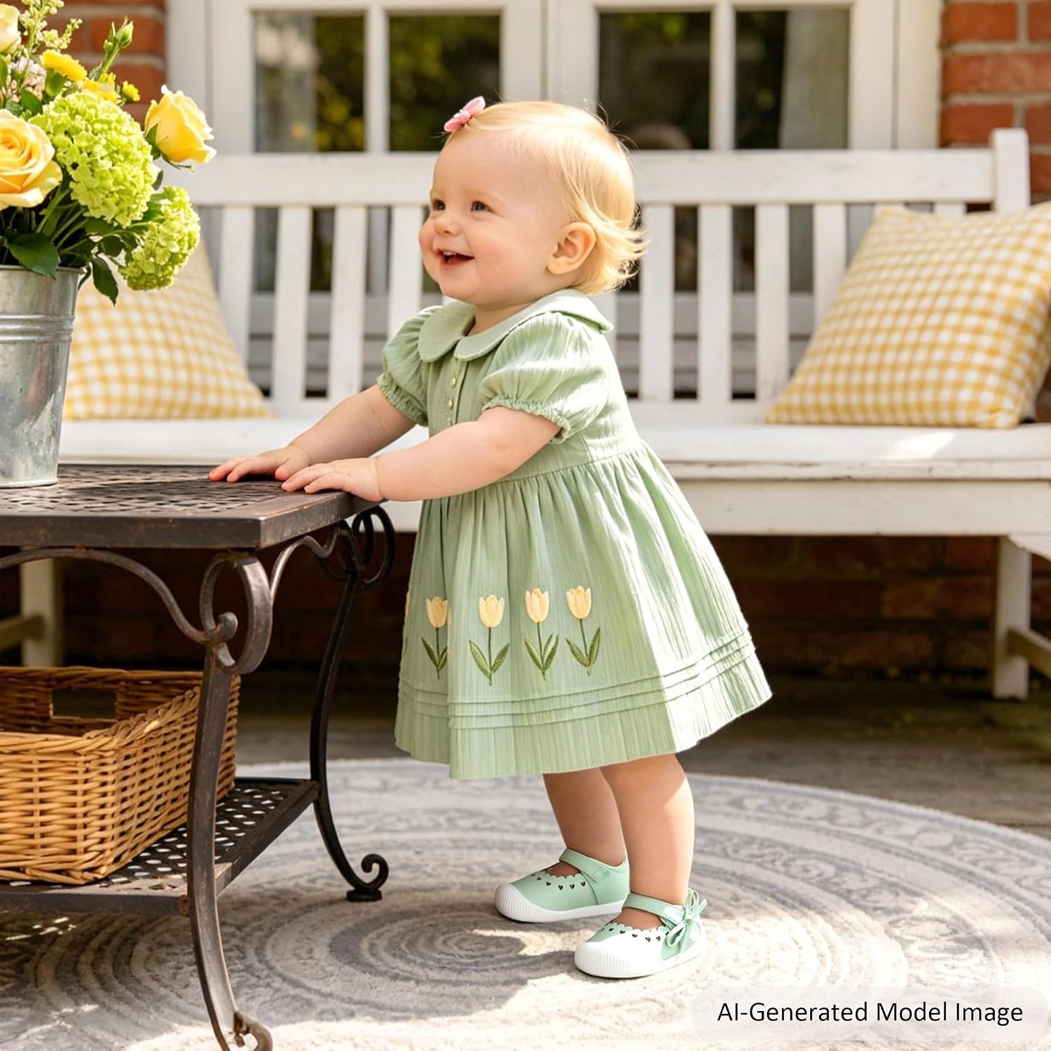 image:imageFelix amp Flora Soft Sole Baby Dress Shoes Infant Baby Walking Shoes Moccasinss Rubber Sole Crib ShoesByb06light Green