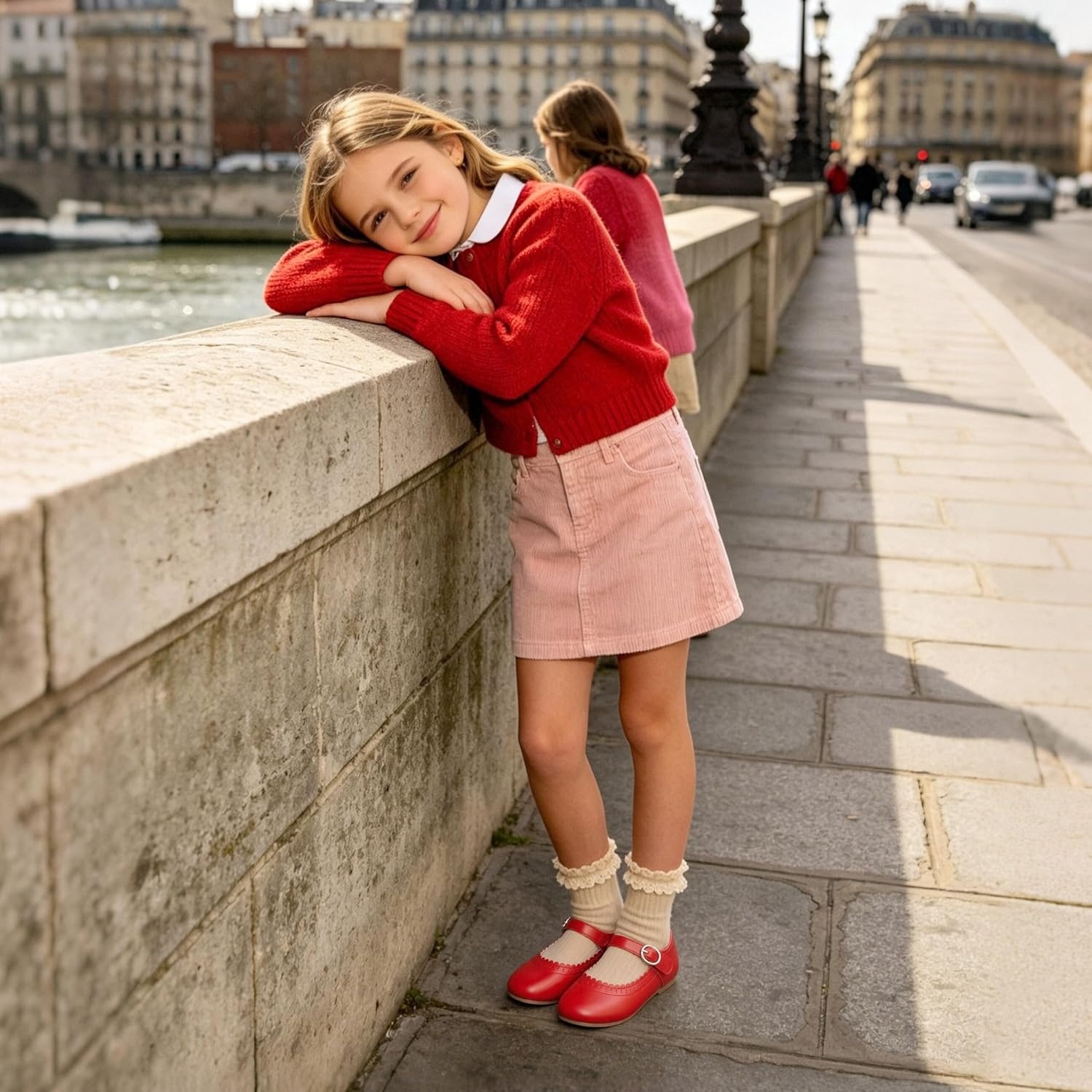 image:imageFelix amp Flora Toddler Girl Dress Shoes Flower Girl Ballet Flats School Wedding PartyBf19red