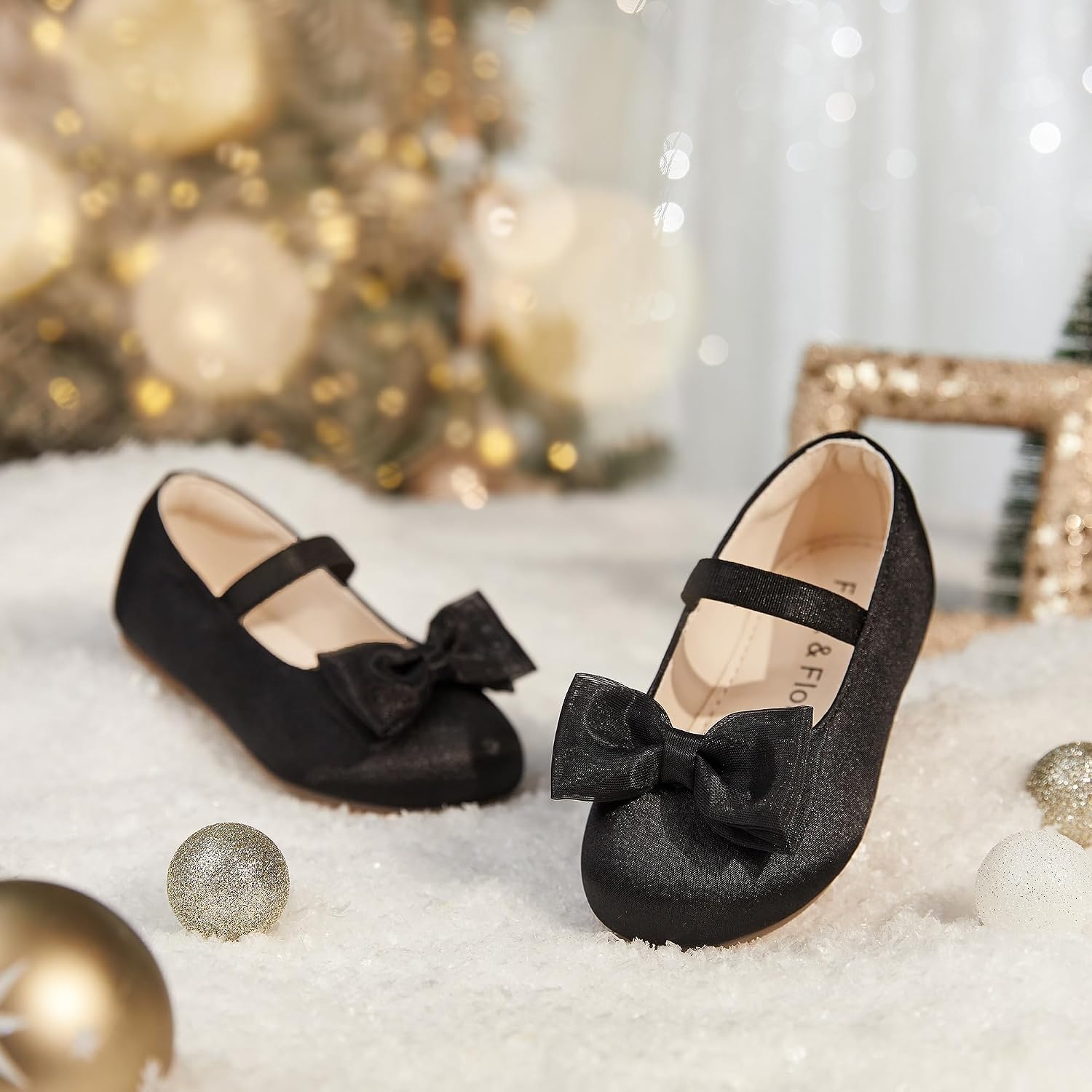 image:imageFelix amp Flora Toddler Girl Dress Shoes Flower Girl Ballet Flats School Wedding PartyBf34black