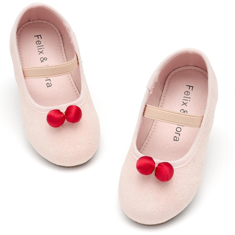 image:imageFelix amp Flora Toddler Flower Girl Dress Shoes  Girl Ballet Flats Party School Shoes WeddingBf33pink