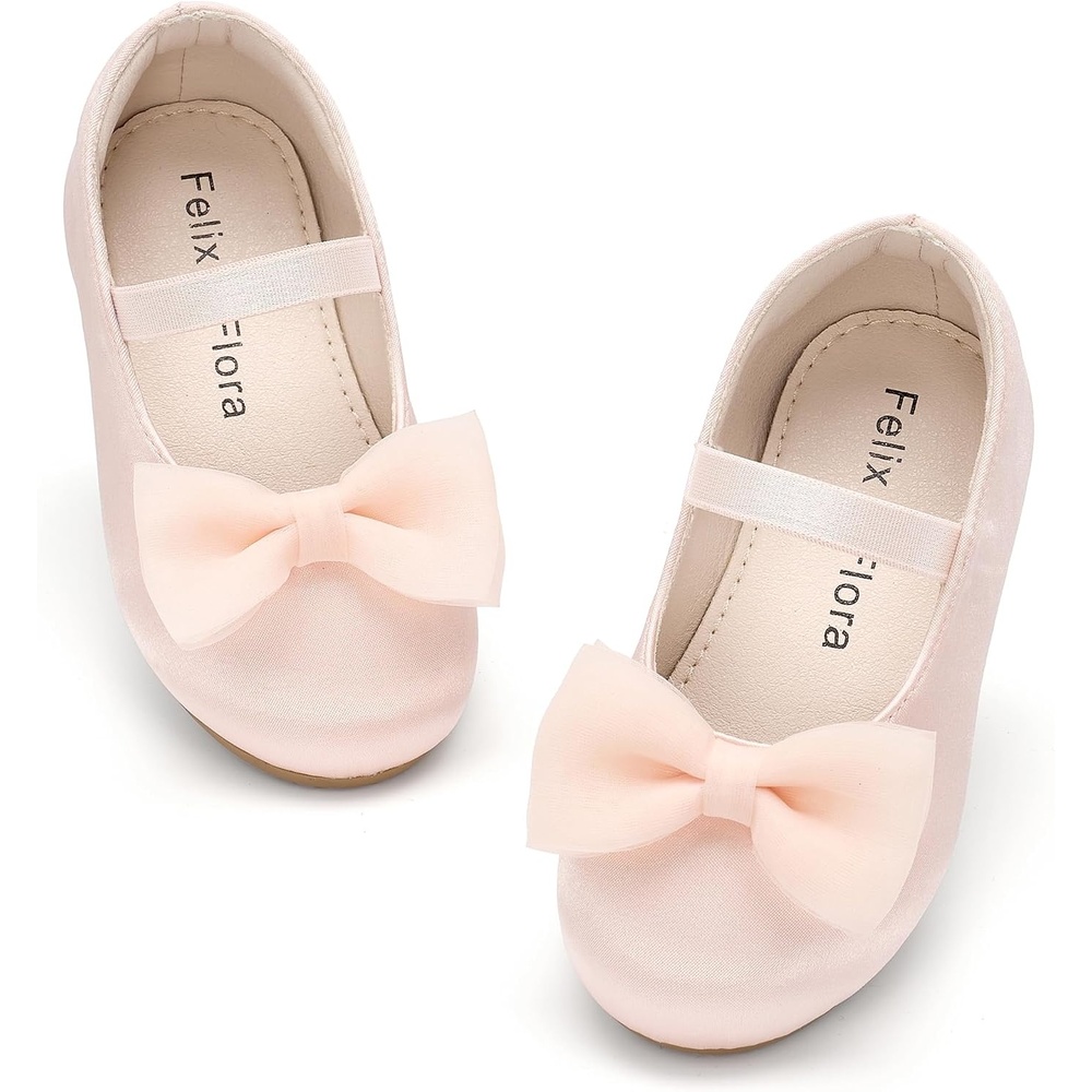 image:imageFelix amp Flora Toddler Girl Dress Shoes Flower Girl Ballet Flats School Wedding PartyBf34light Pink