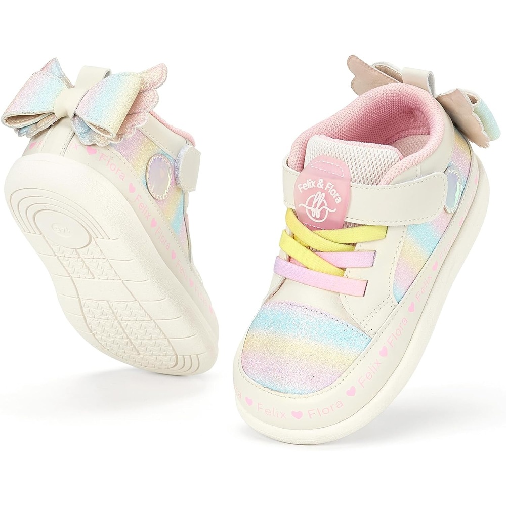 image:imageFelix amp Flora Toddler Girls Running Shoes Sports Sneakers Princess Casual Glitter ShoesBns01pink