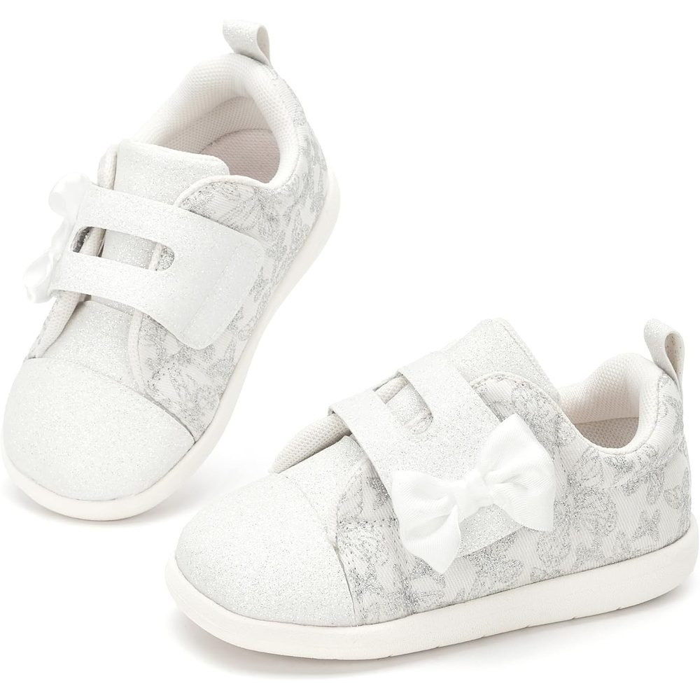image:imageFelix amp Flora Toddler Girls Running Shoes Sports Sneakers Princess Casual Glitter ShoesBns02white