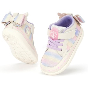 Felix & Flora Toddler Girls Running Shoes Sports Sneakers Princess Casual Glitter Shoes.(Bns01-purple)