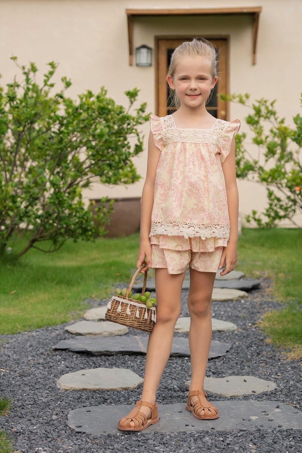 image:imageFelix amp Flora Toddler Girls Sandals Soft Rubber Princess Flat Shoes Flower Girl ShoesBc262brown
