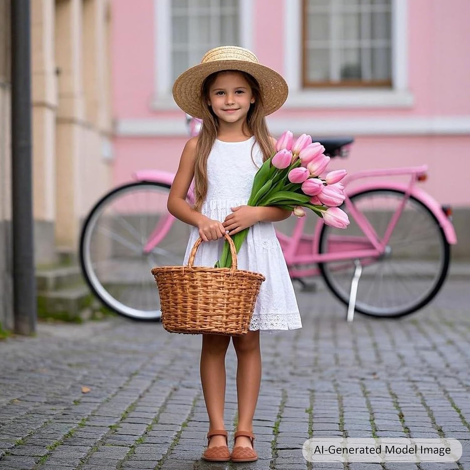 image:imageFelix amp Flora Toddler Girls Sandals Soft Rubber Princess Flat Shoes Flower Girl ShoesBc299coral