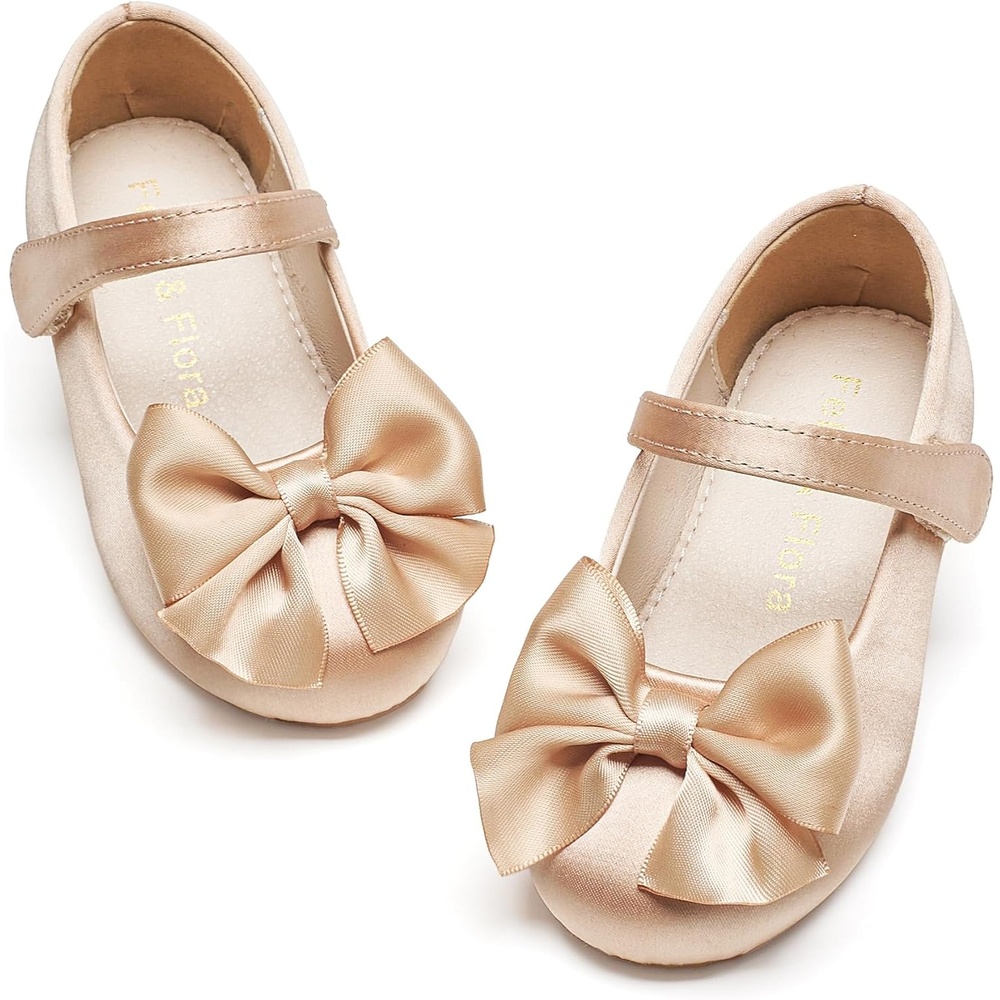 image:imageFelix amp Flora Toddler Flower Girl Dress Shoes Girl Ballet Flats Party School Shoes WeddingB904dark Nude