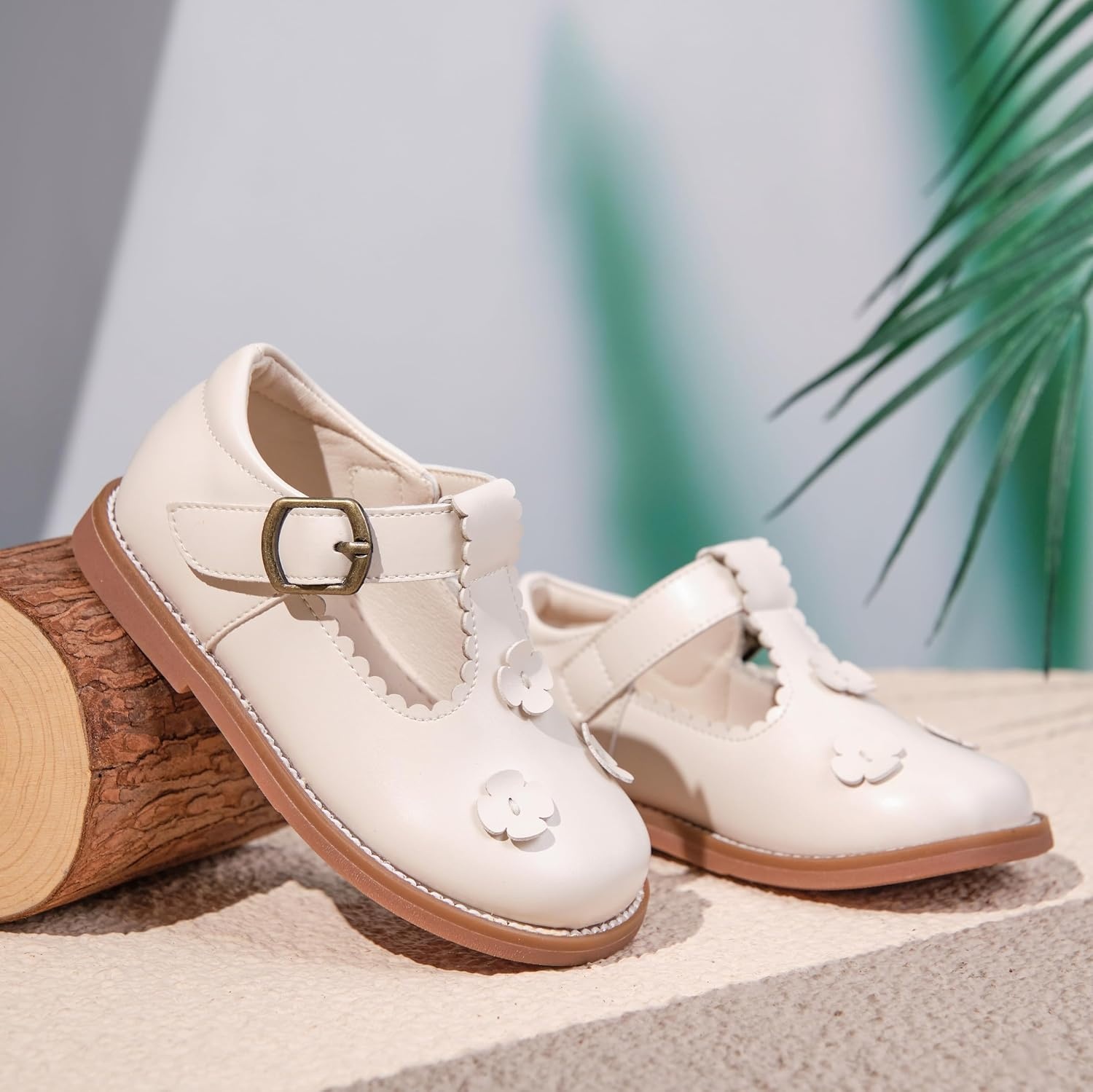 image:imageFelix amp Flora Toddler Girl Mary Jane Dress Shoes School Oxford Flats for Girl Party ShoesB436beige